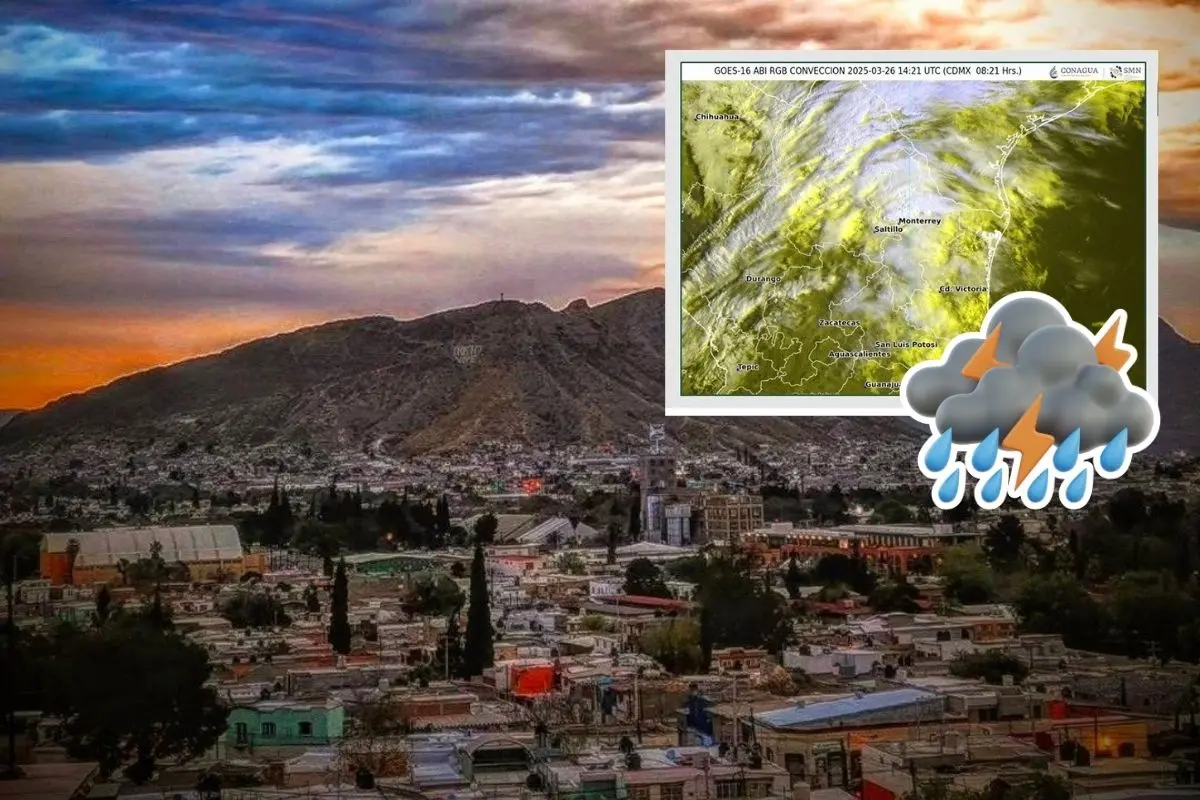 Prevén lluvias fuertes en Coahuila / Fotos: CONAGUA Clima | Pepe Lopez Aldape | Canva