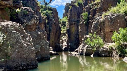El paraje ubicado a 30 minutos de Durango que es ideal para hacer rappel y senderismo