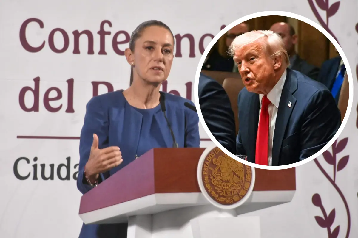 Claudia Sheinbaum y Donald Trump. Foto: Enrique Pérez Huerta / Facebook (The White House)