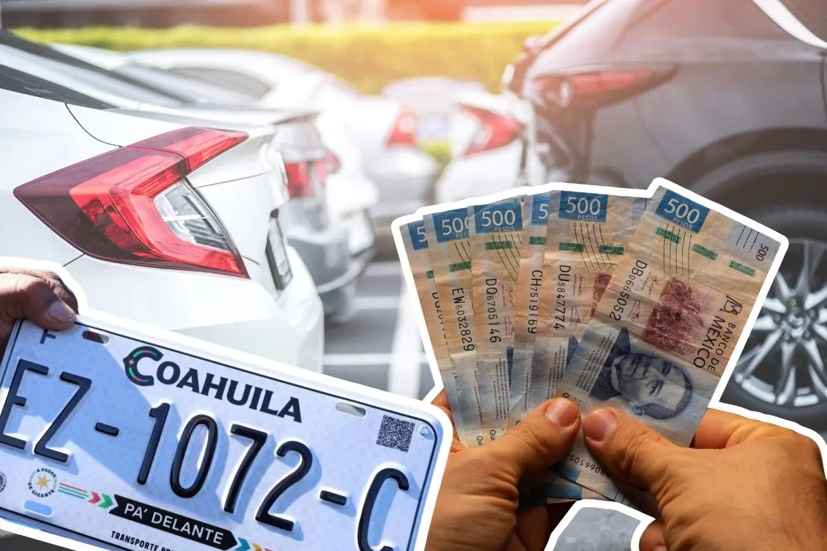 Placas vehiculares en Coahuila son de las más costosas en México / Foto: Gobierno de Coahuila | Canva