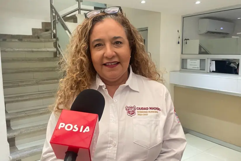 Rocío Livier de Leija Pimienta, directora de Ingresos del Gobierno de Madero. Foto: Axel Hassel