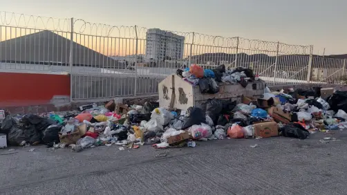 Así se ve la basura en el Pedregal; contenedores al límite y mucha preocupación