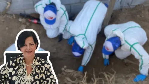 Eva Reyes defiende sus dichos sobre fosas clandestinas: Lo dije para visibilizar la problemática