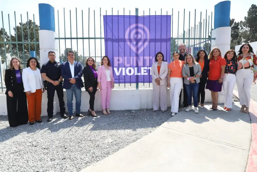 Inauguración de un Punto Violeta en la  planta BorgWarner en Ramos Arizpe / Foto: Gobierno de Coahuila