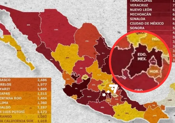 Edomex, segundo estado con más desapariciones en el país