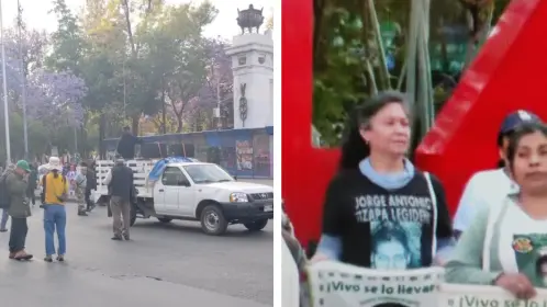 Marchan en Reforma, familiares de los 43 normalistas de Ayotzinapa exigen cumplir a Sheinbaum