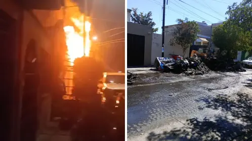 Incendio en casa de La Paz: 5 indigentes vivían allí y presuntamente robaban electricidad