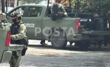 Ejército realiza fuerte operativo en diferentes puntos de Monterrey