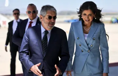 Juan Ramón de La Fuente recibe a Krsti Noem , secretaría del departamento de Seguridad Interior de los EE.UU.