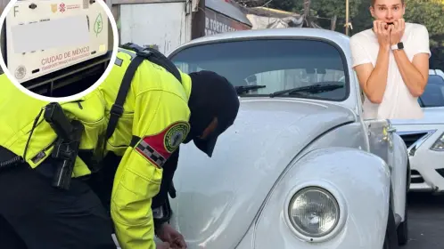 ¡Evita una multa! Está es la manera correcta de usar las placas en CDMX