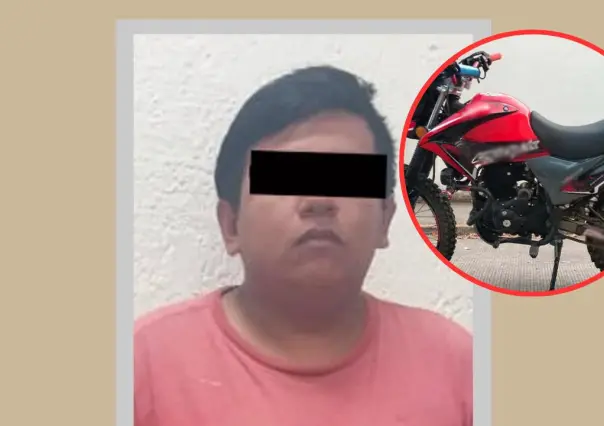 Detienen a extorsionador que pedía dinero por moto robada en Malinalco
