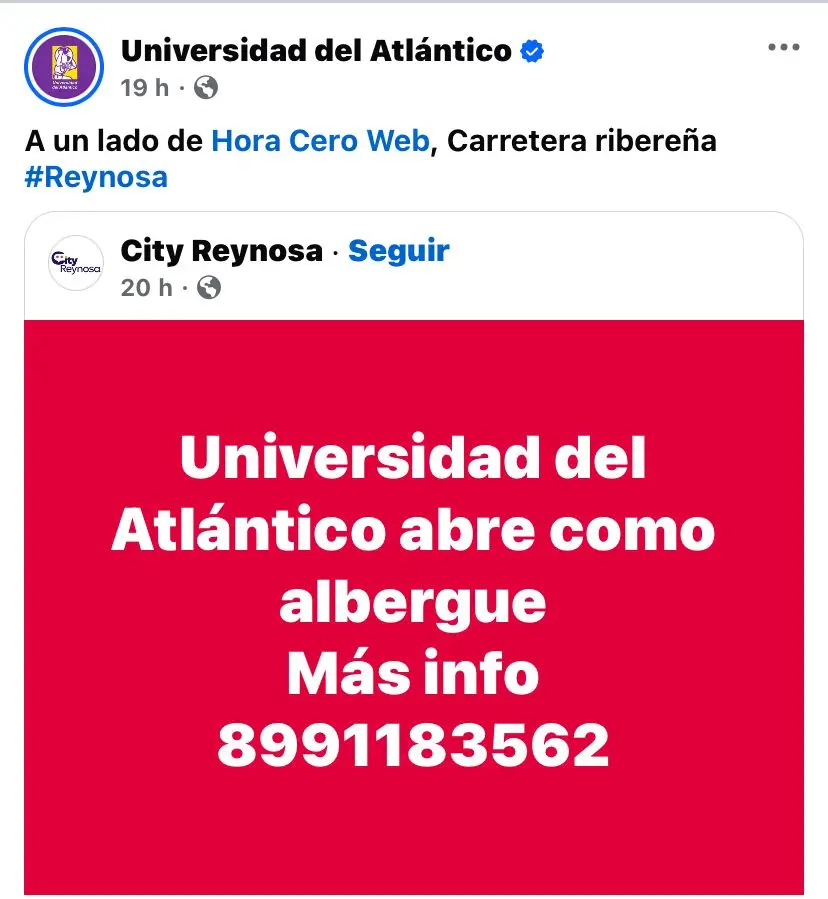 imagen recuadro Publicaciones en Redes. Foto: Redes Sociales