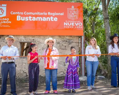 Martha Herrera inaugura Centro Comunitario en Bustamante, Nuevo León