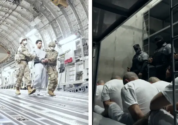 EEUU deporta a 17 pandilleros a El Salvador y Bukele los envía al CECOT