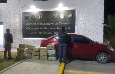 Lo detienen en poder de 170 kilogramos de marihuana en una carretera de Durango