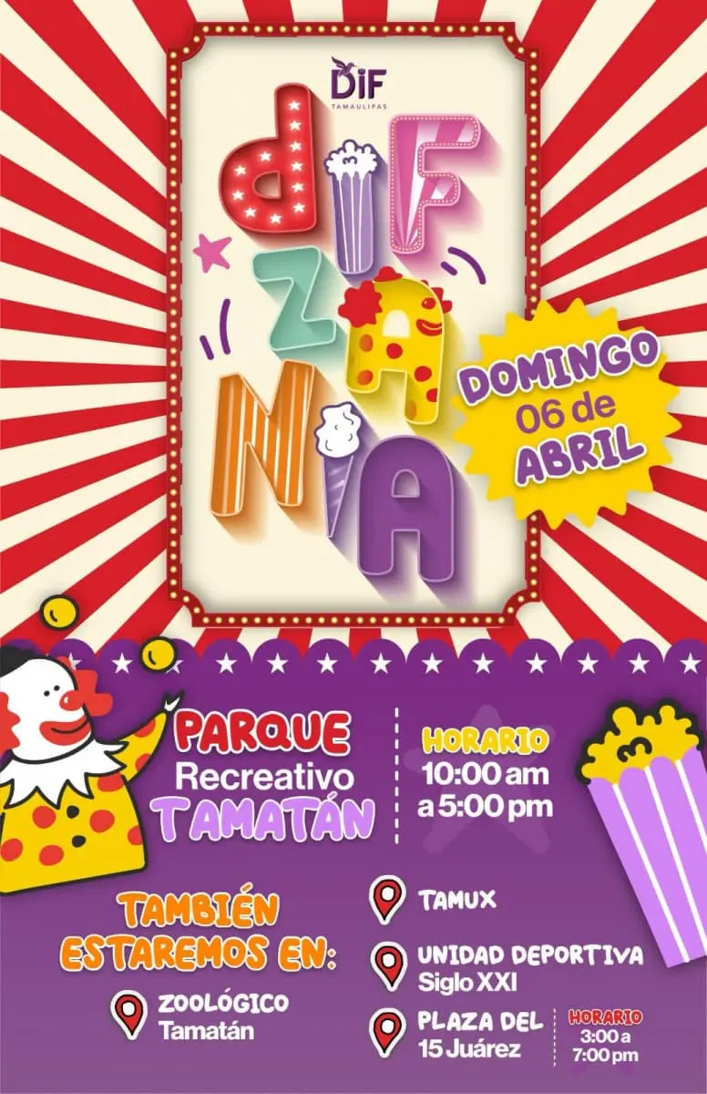  El evento, organizado por el DIF Tamaulipas junto a los 43 sistemas DIF Municipales, promete un día lleno de premios, sorpresas y entretenimiento para los pequeños del hogar. Foto: DIF Tamaulipas