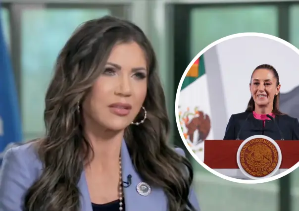 Kristi Noem entrega a Claudia Sheinbaum solicitudes de Trump: pide reforzar frontera con Guatemala