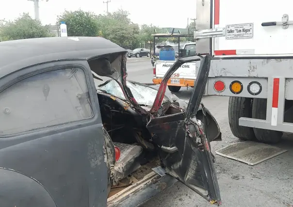 VIDEO| Muere copiloto tras choque en Guadalupe