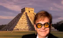 Así fue la vez que Elton John ofreció un concierto en Chichén Itzá