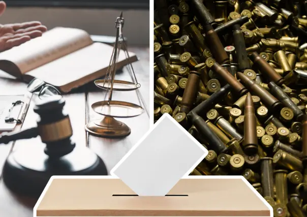 Estos son los estados con más riesgo de violencia política criminal en las elecciones judiciales