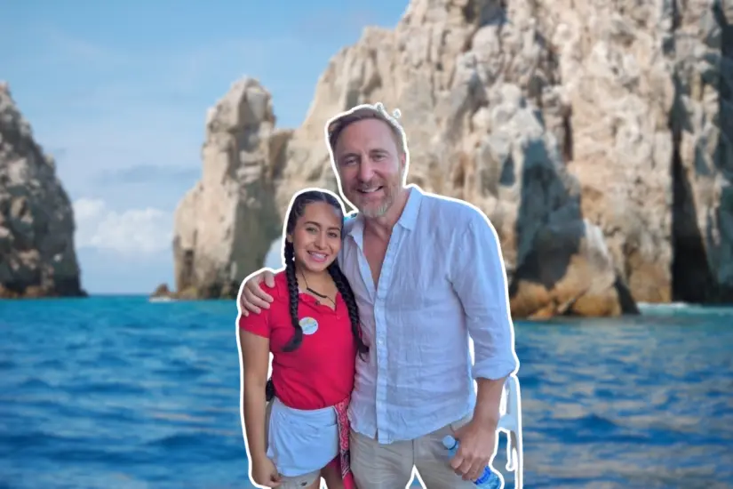David Guetta con fans en Los Cabos. Foto: Destino Los Cabos/Facebook.