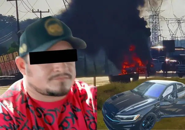 Detención de líder criminal desata quema de autos en Tabasco