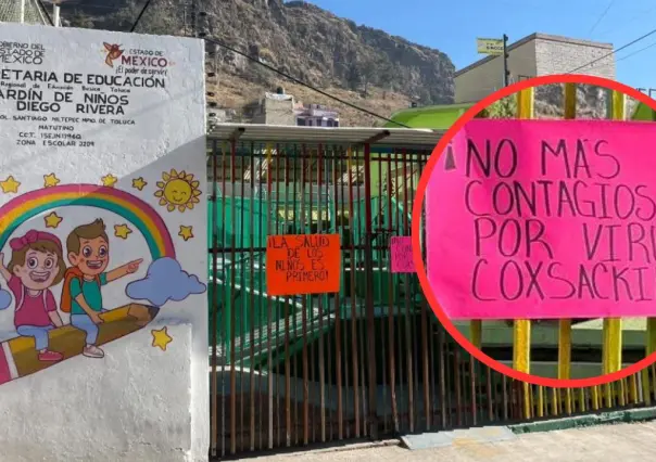 Brote de coxsackie y escarlatina afecta a niños en kínder de Toluca