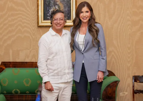 Kristi Noem revela detalles de su reunión con Gustavo Petro en Colombia