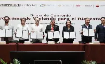 Sedatu firma convenio para construir 22 mil viviendas en Zacatecas