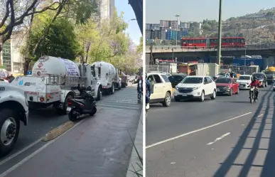 Gaseros marchan en CDMX hacia Sener para exigir tarifar justamente al gremio