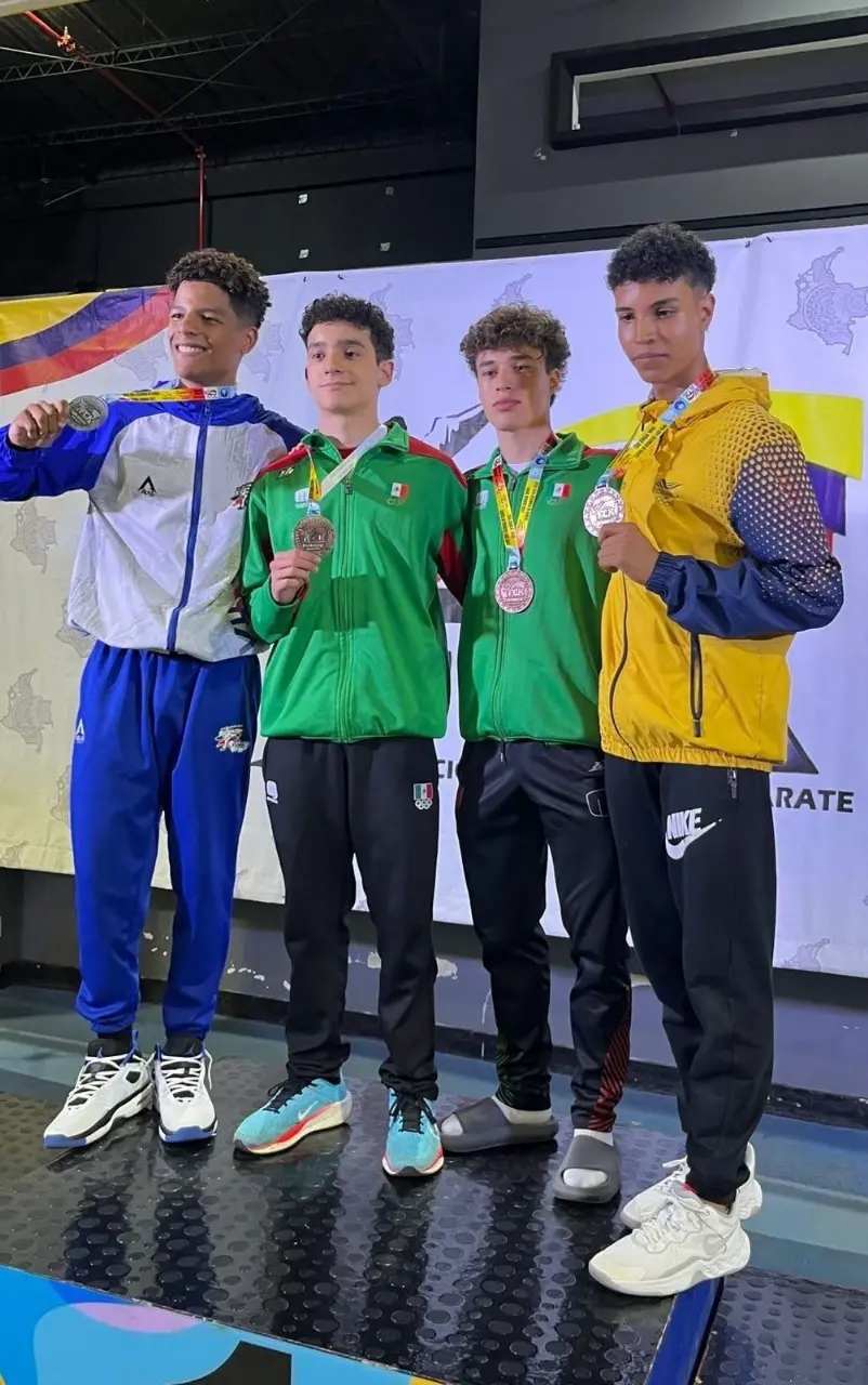 Medalla para coahuilenses en el Campeonato Centroamericano en Colombia / Foto: Gobierno de Coahuila