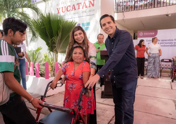 Gobierno de Yucatán mejora la movilidad para personas con discapacidad y adultos mayores