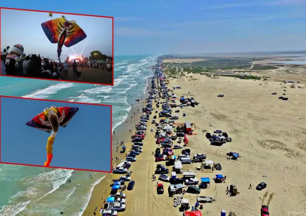 Papalotes gigantes llenarán de color el cielo de Playa Bagdad durante el Festival del Mar 2025