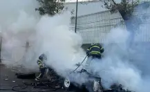 Bomberos sofocan incendio de remolque abandonado en GAM, no hay heridos