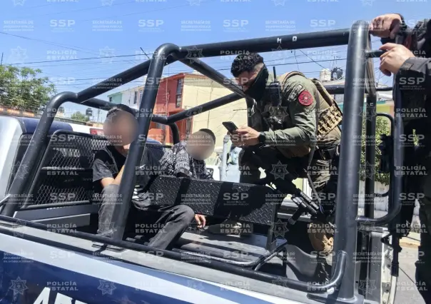 Detienen a dos pandilleros que golpearon a un joven en el Huizache
