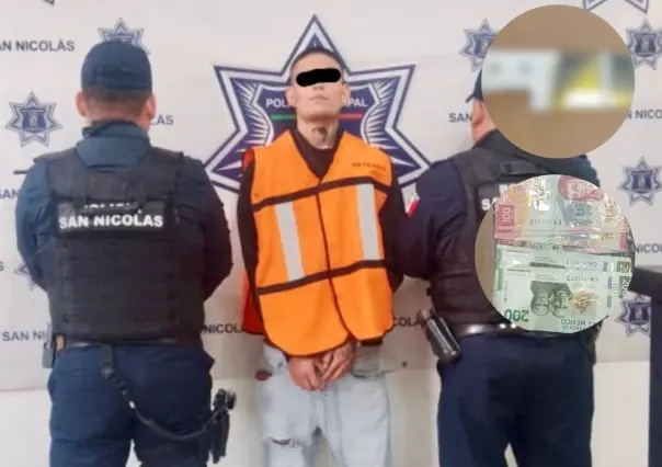 Cae asaltante en San Nicolás 