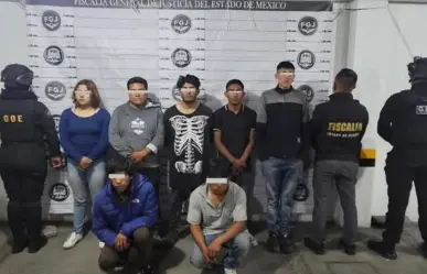 Desmantelan a "Los Pizzeros", banda dedicada al robo de motocicletas en Toluca