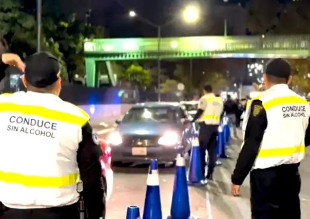 Estos son los puntos de revisión del Alcoholímetro en CDMX durante Semana Santa 2025