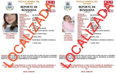 Localizan en Durango a madre e hija desaparecidas en Coahuila