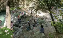 Regios abarrotan el parque estatal La Estanzuela