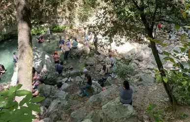 Regios abarrotan el parque estatal La Estanzuela