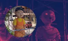 Crean en Monterrey muñeca gigante original inspirada en El Juego del Calamar
