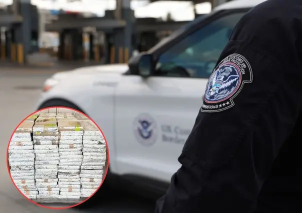Decomisan en Pharr tráiler mexicano con 741 kilos de metanfetamina ocultos entre verduras
