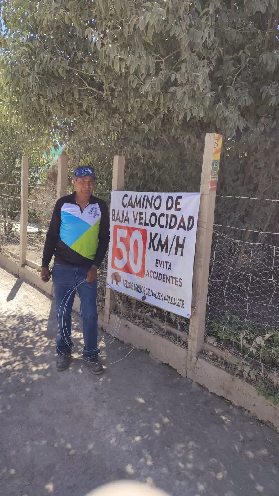 Buscan evitar percances viales en la comunidad Jagüey de Ferniza en Saltillo / Foto: Marco Juárez