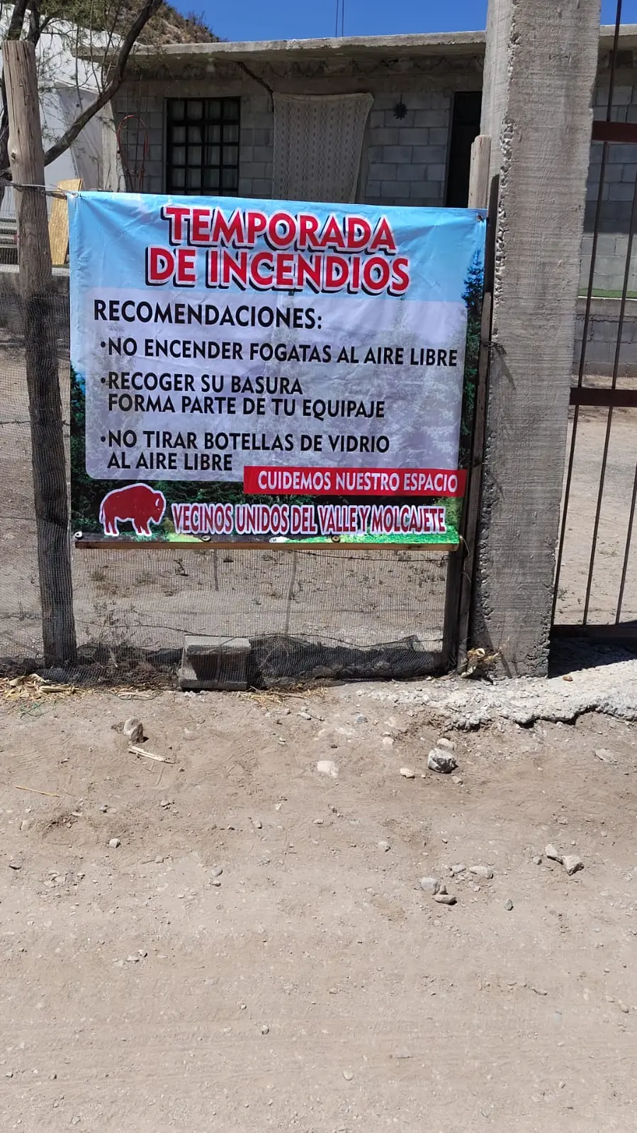 Instalan lonas con medidas por Semana Santa en Coahuila / Foto: Marco Juárez