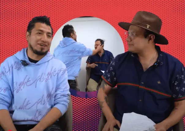 Luisito Rey es agredido por Fedelobo durante una entrevista