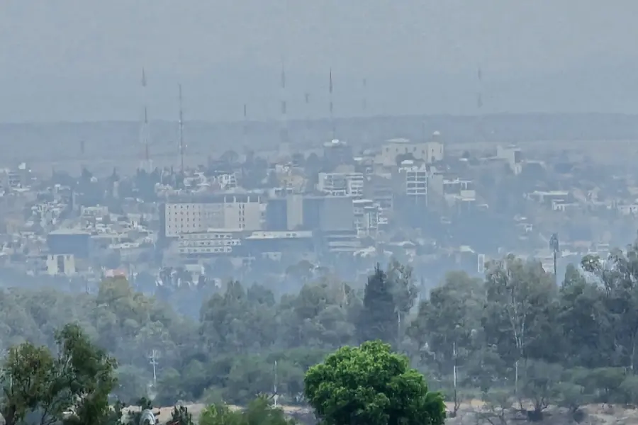 Golpea contaminación a zona urbana de Durango este 16 de abril de 2025