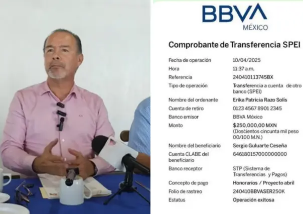 Diputado Sergio Guluarte aclara la supuesta transferencia que circuló por internet