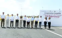 Américo Villarreal inaugura nuevo puente La Esperanza en Altamira