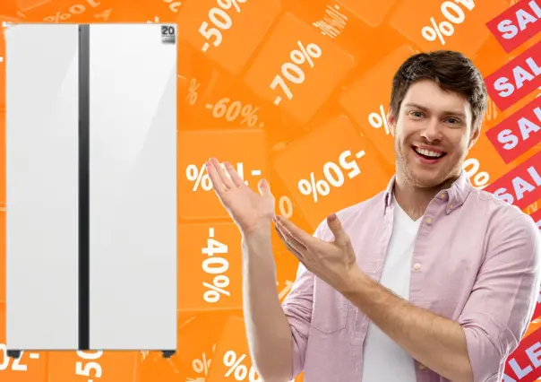 The Home Depot tiene este refrigerador Samsung con el 40% de descuento
